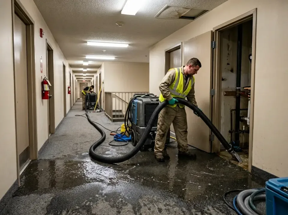 multi-unit-apartment-hallway-f-005 — frequently asked questions, Emergency Burst Pipe Water Extraction & Removal in Chicago,…